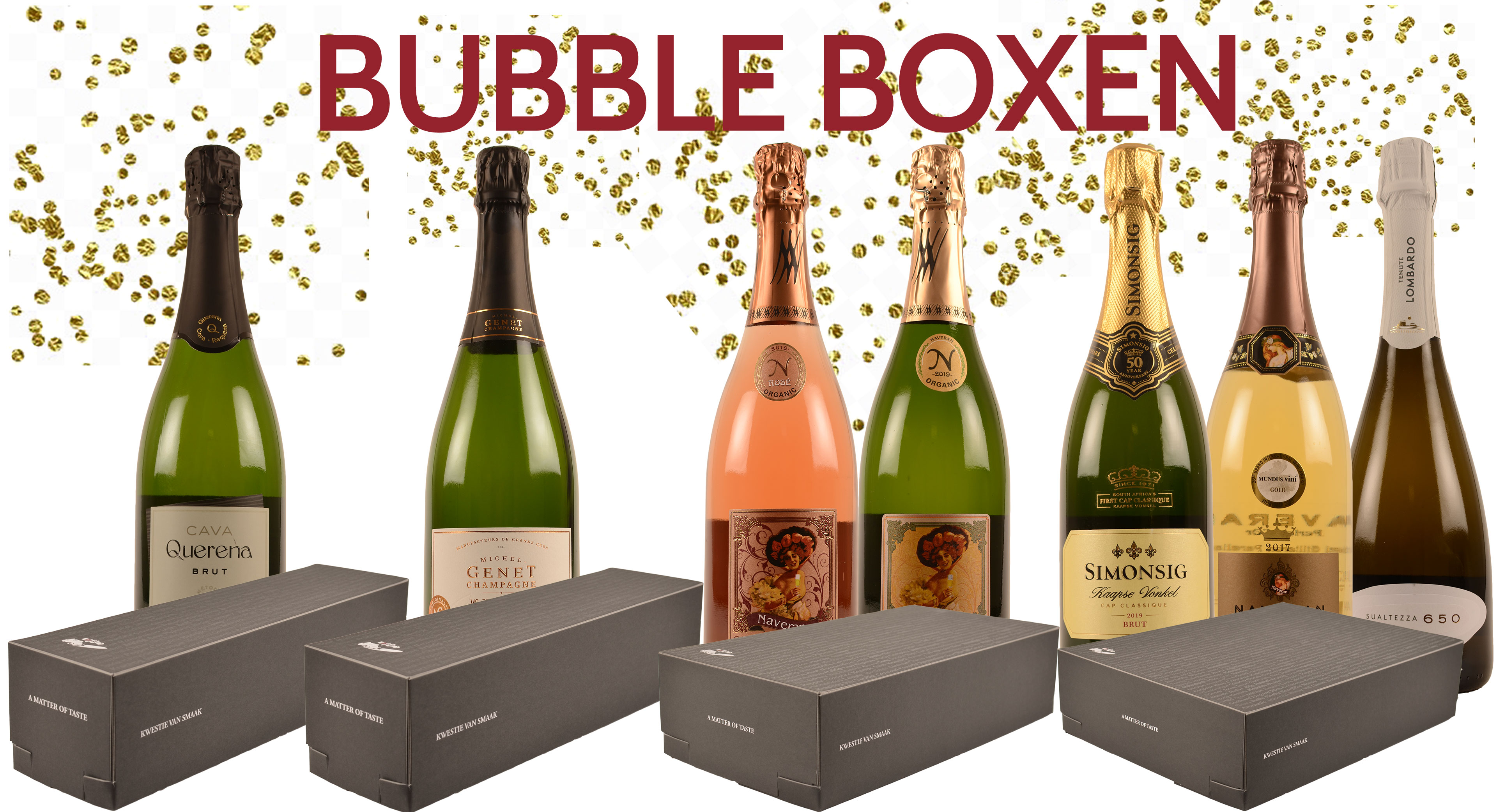 Bubble box cava prosecco champagne