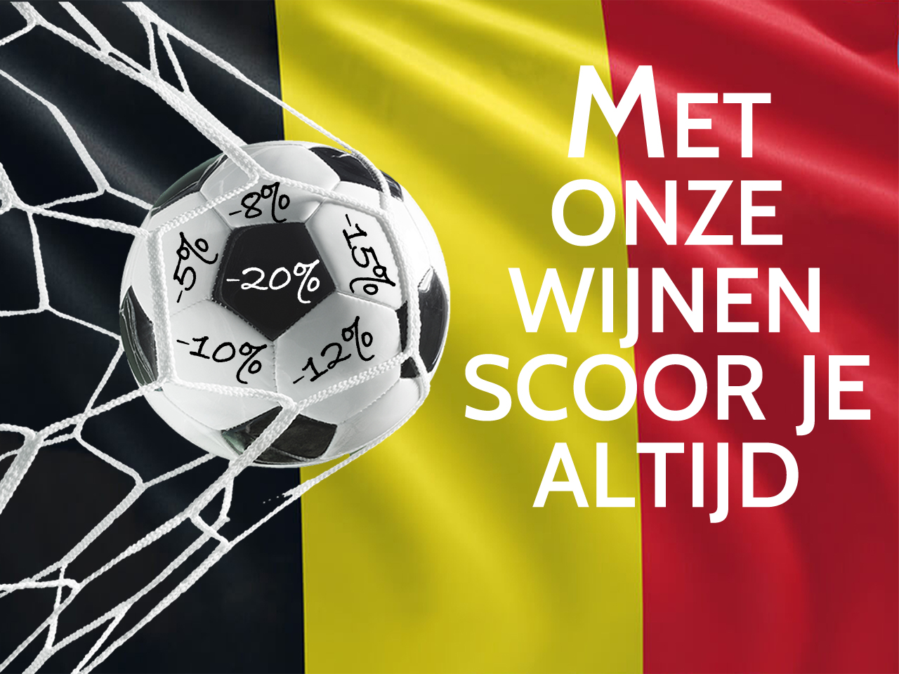 scoor met onze wijnen korting promo rode duivels