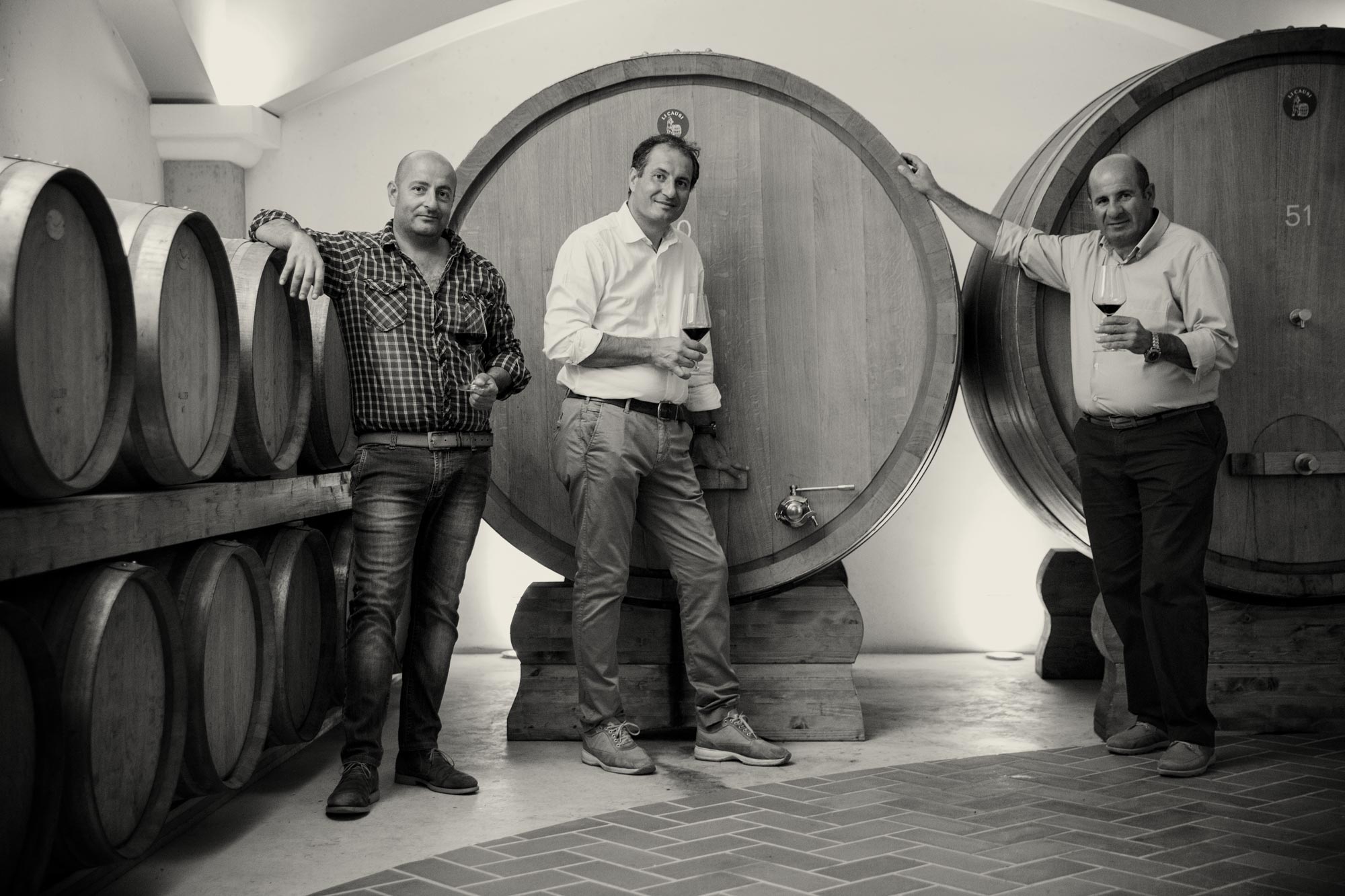Wijnbouwers van Tenute Lombardo