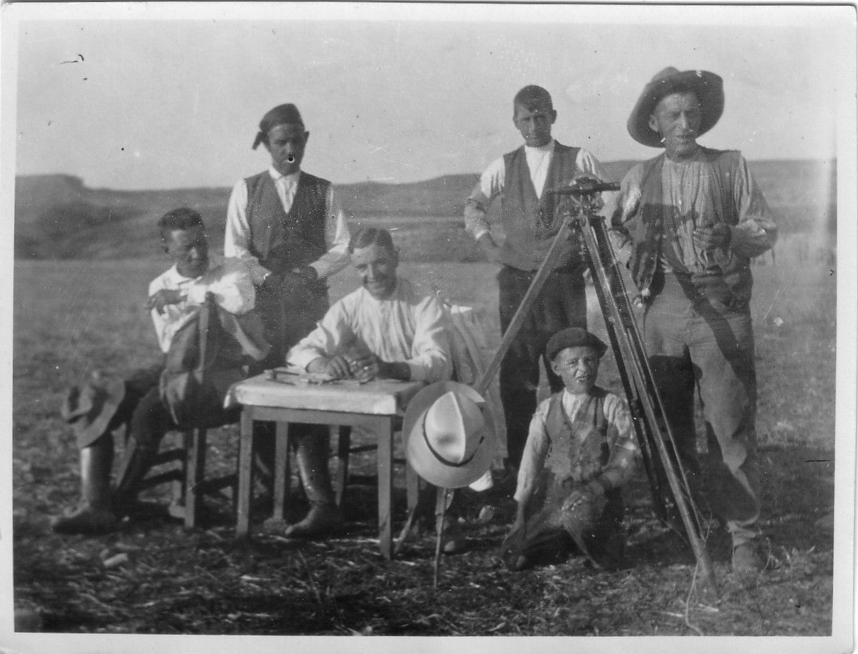 Oude familiefoto wijnbouwers van Immortalis