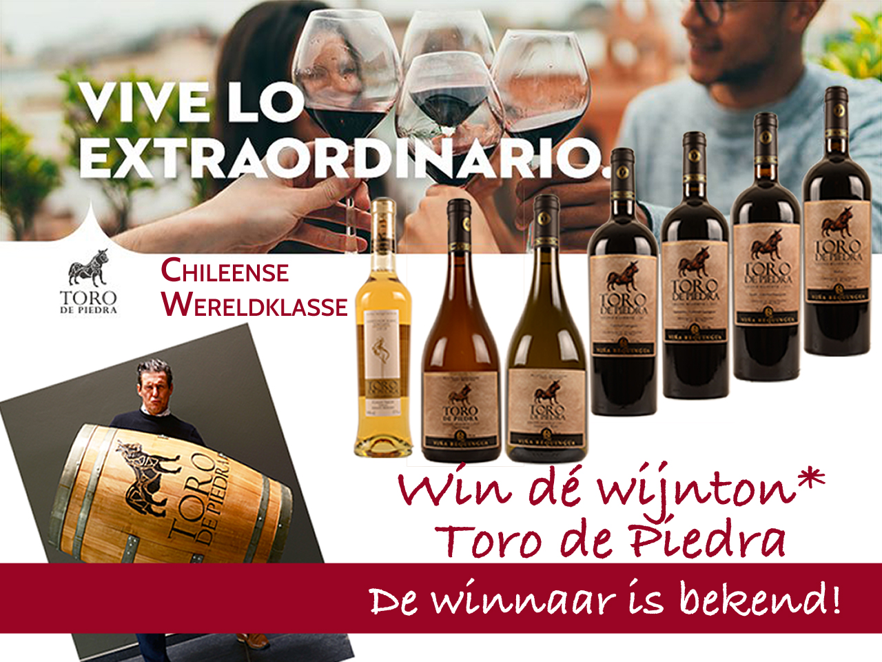 Toro de piedra promo 5+1 gratis winnaar wijnton